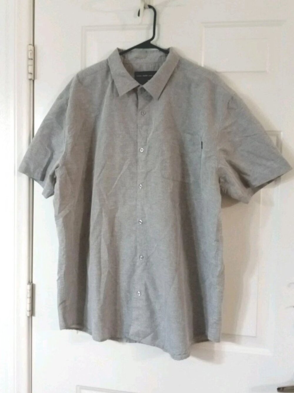Molokai Surf Co. Gray Men's Button Down Casual Surf Shirt Size XXL EUC